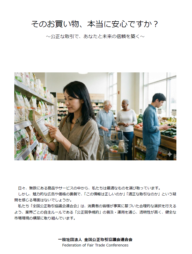 消費者向けパンフレット